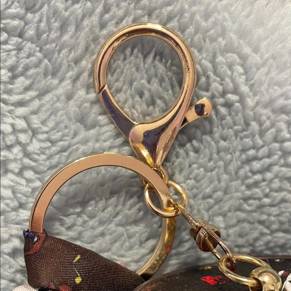 Vogue New Famous Bag Charm “Vintage Circus “Mini Scarf Barrel -zipper